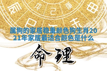 属狗的家居稳重颜色 狗生肖2021年家居最适合颜色是什么