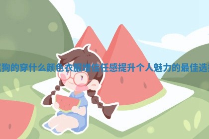 属狗的穿什么颜色衣服增信任感提升个人魅力的最佳选择