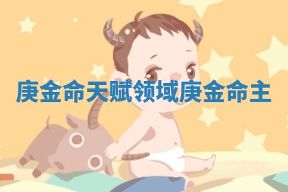 庚金命天赋领域_庚金命主