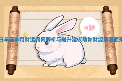 白羊座本月财运如何解析与提升建议助你财 